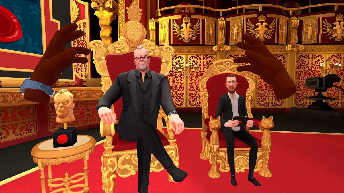 Greg Davies and Alex Horne in Taskmaster VR